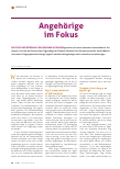 Vorschauseite 1: Angehörige im Fokus