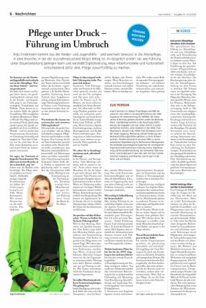 Vorschauseite 1: Pflege unter Druck - Führung im Umbruch