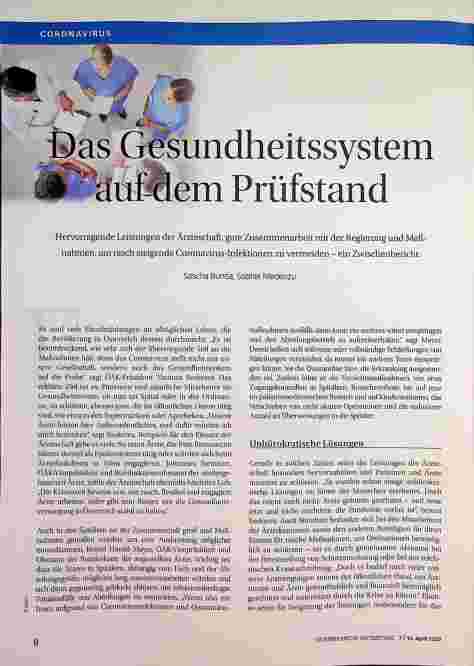 Vorschauseite 1: Das Gesundheitssystem auf dem Prüfstand