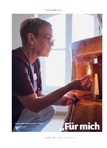 Vorschauseite 1: "Für mich ist Gott immer dabei."
