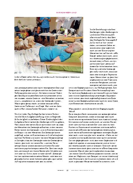 Vorschauseite 3: "Für mich ist Gott immer dabei."