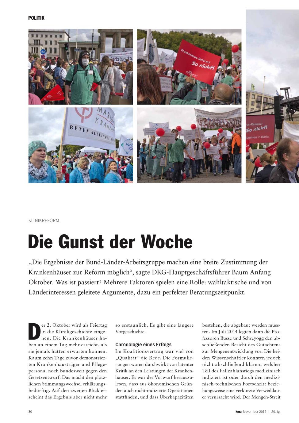 Vorschauseite 1: Die Gunst der Woche