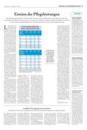 Vorschauseite 1: Erosion der Pflegeleistungen