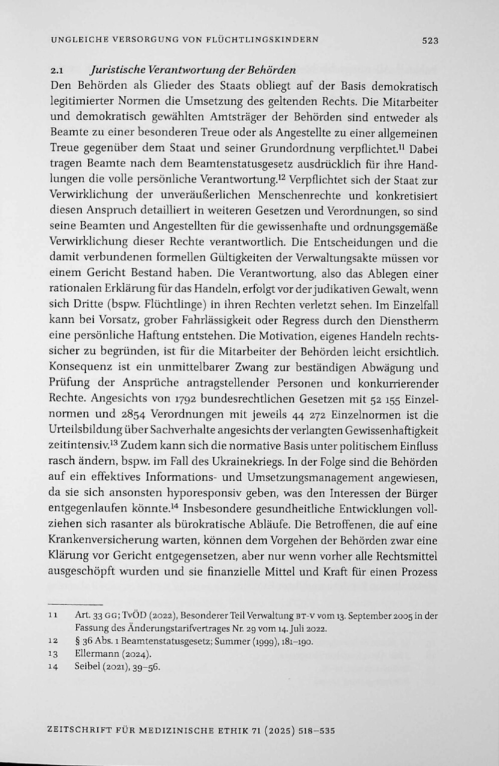 Vorschauseite 6: Ungleiche Versorgung von Flüchtlingskindern: Implikationen für eine Ethik in Behörden