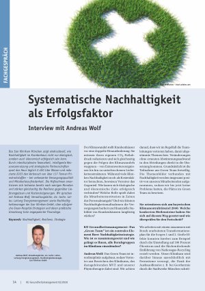 Vorschauseite 1: Systematische Nachhaltigkeit als Erfolgsfaktor