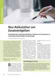 Vorschauseite 1: Neukalkulation von Zusatzentgelten
