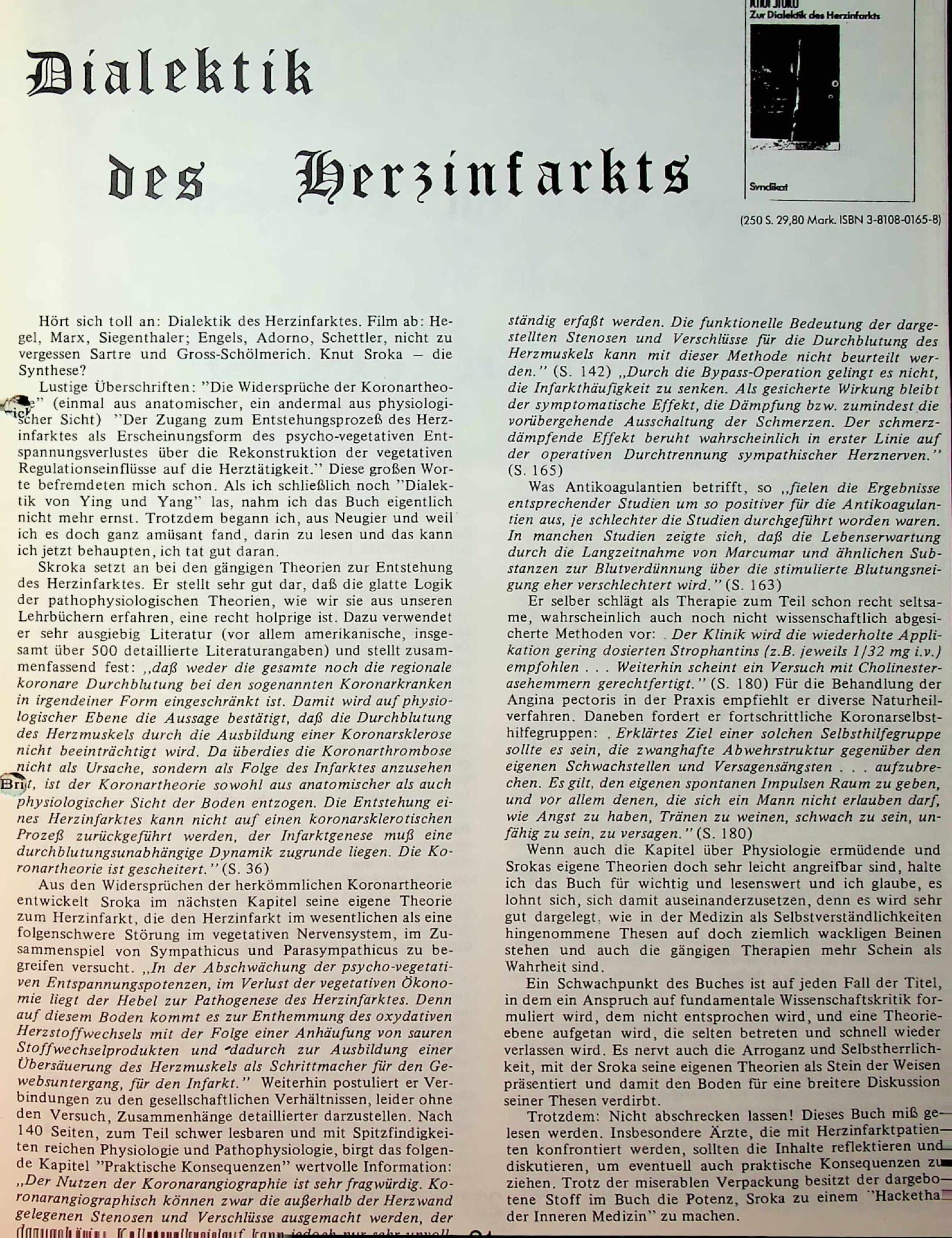 Vorschau: Dialekt des Herzinfarkts
