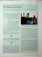Vorschauseite 1: Wie die Pflege die Krise gemanagt hat