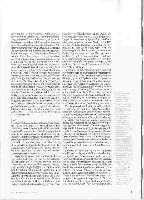 Vorschauseite 2: Übertherapie am Lebensende: Wann ist „genug“ genug? - Teil 3