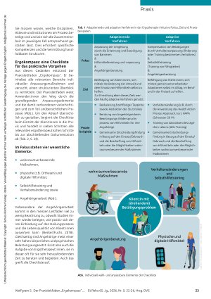 Vorschauseite 2: Schafft bei anpassenden Verfahren übersichtliche Strukturen