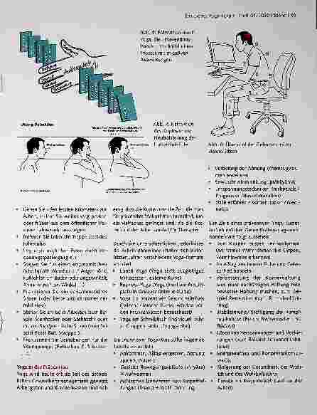 Vorschauseite 4: DAS BÜRO-SYNDROM Die körperlichen Auswirkungen von überwiegend sitzenden Tätigkeiten