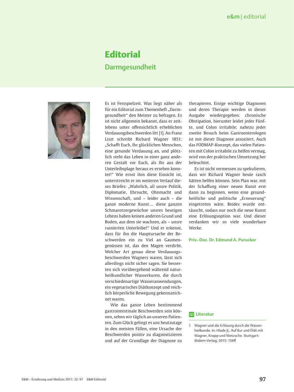 Vorschauseite 1: Editorial