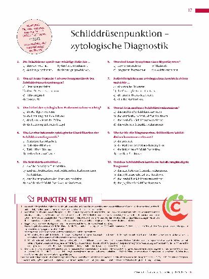 Vorschauseite 4: Schilddrüsenpunktion – zytologische Diagnostik