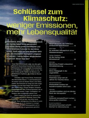 Vorschauseite 2: Schlüssel zum Klimaschutz weniger Emissionen, mehr Lebensqualität