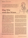 Vorschauseite 1: Das Wie und das Wann