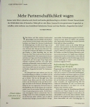 Vorschauseite 1: Mehr Partnerschaftlichkeit wagen