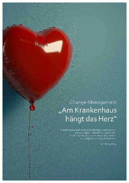 Vorschauseite 1: Change-Management „Am Krankenhaus hängt das Herz“