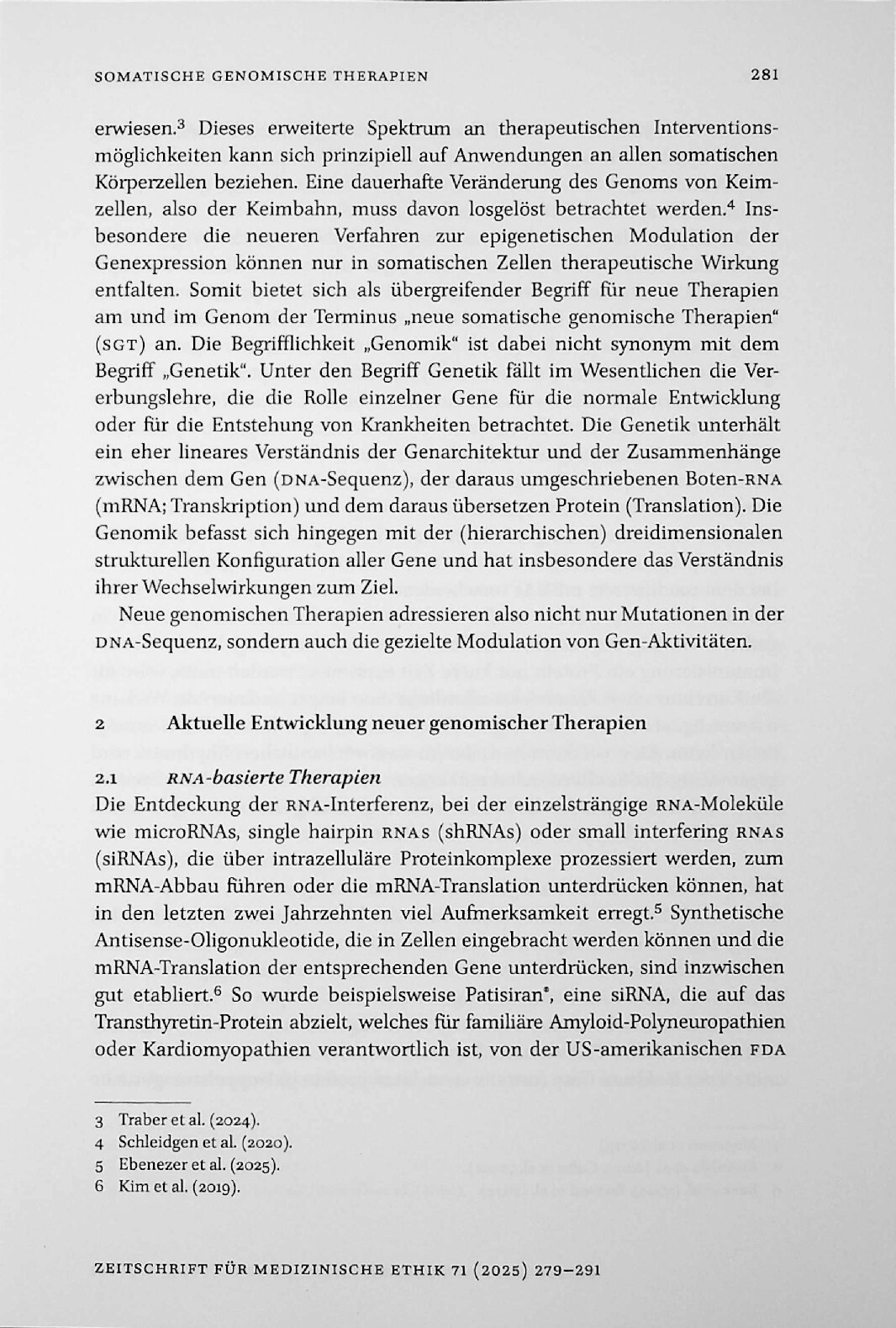Vorschauseite 3: Somatische genomische Therapien – Neue Chancen und Herausforderungen in der Biomedizin