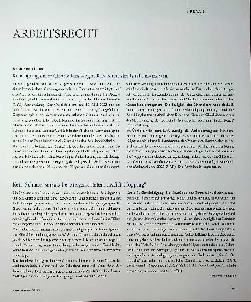Vorschauseite 1: Arbeitsrecht
