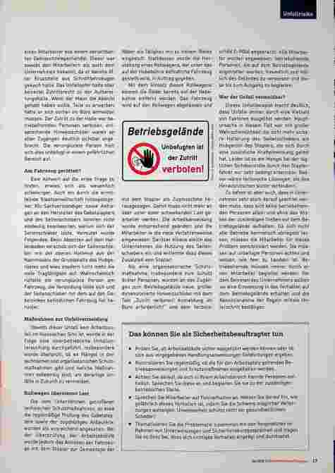 Vorschauseite 2: Tödlicher Unfall in der Kfz-Verwertung