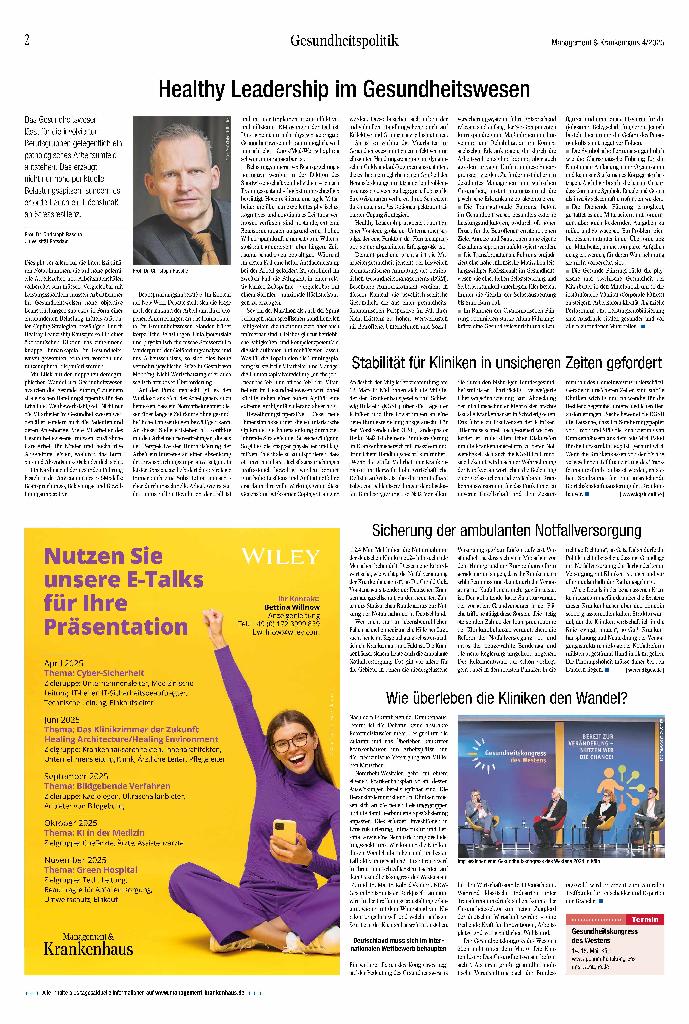 Vorschauseite 1: Gesundheitspolitik
