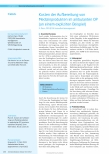 Vorschauseite 1: Kosten der Aufbereitung von Medizinprodukten im ambulanten OP (an einem expliziten Beispiel)
