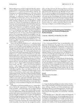 Vorschauseite 4: Voraussetzungen einer 5-Punkt-Fixierung, rechtliches Gehör