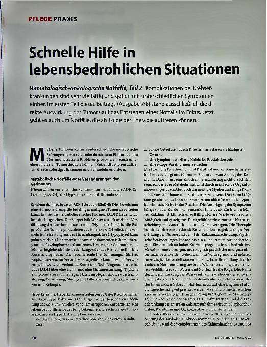 Vorschauseite 1: Schnelle Hilfe in lebensbedrohlichen Situationen