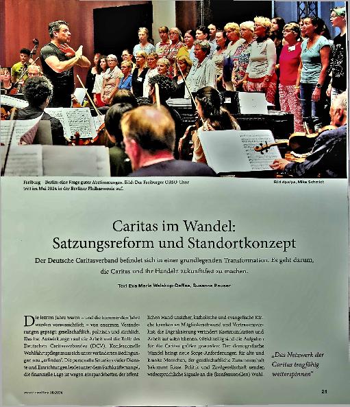 Vorschauseite 1: Caritas im Wandel: Satzungsreform und Standortkonzept