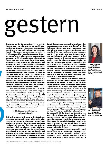 Vorschauseite 2: 9 to 5 war gestern.