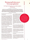 Vorschauseite 2: Bewegungsförderung in Versorgungskette: Ein Projekt für Menschen mit nichtübertragbaren Erkrankungen