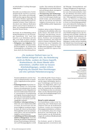 Vorschauseite 3: Vom Chefarzt zum Change-Agent Neue Rollen für Führungskräfte im Gesundheitswesen