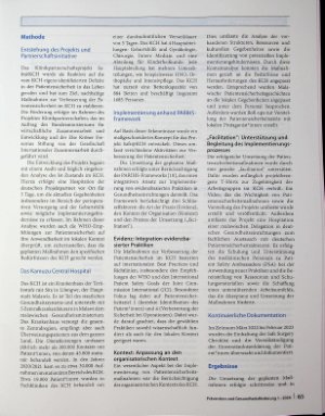 Vorschauseite 2: Implementierung von Patientensicherheitsmaßnahmen in Ländern mit niedrigem Einkommen am Beispiel des Klinikpartnerschaftsprojekts SAFE@KCH