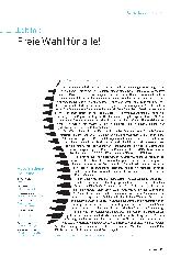 Vorschauseite 1: Freie Wahl für alle!