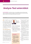 Vorschauseite 1: Analyse-Tool unterstützt