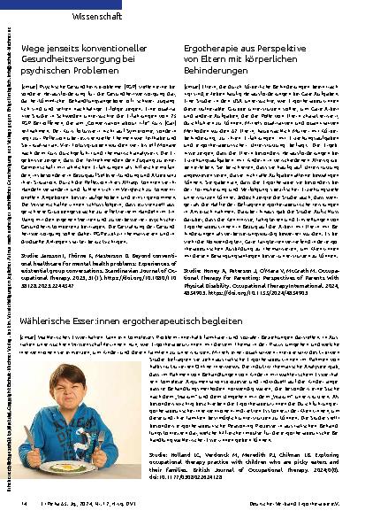 Vorschauseite 1: Aus der Wissenschaft