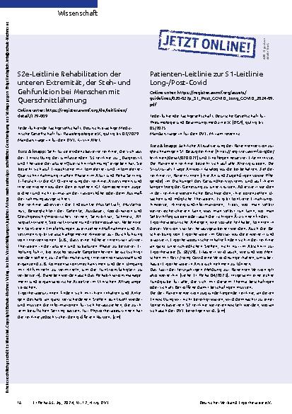 Vorschauseite 3: Aus der Wissenschaft