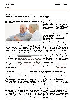 Vorschauseite 1: Sichere Telekommunikation in der Pflege