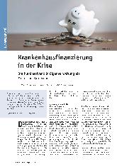 Vorschauseite 1: Krankenhausfinanzierung in der Krise: Die Planinsolvenz in Eigenverwaltung als Mittel zur Sanierung