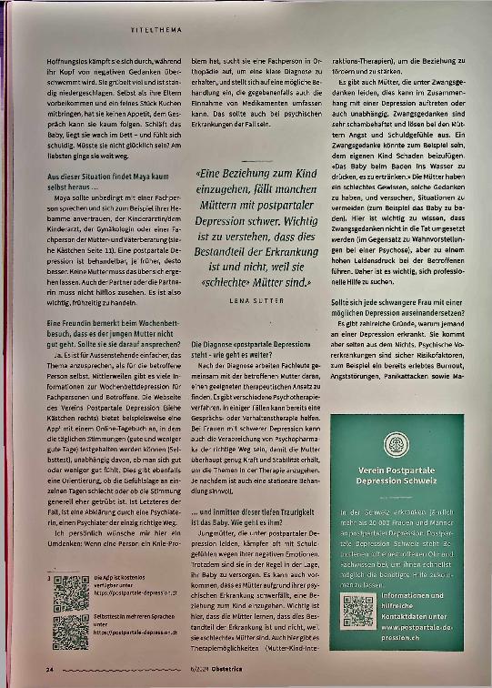 Vorschauseite 3: Wenn die Traurigkeit nach der Geburt nicht weggeht.