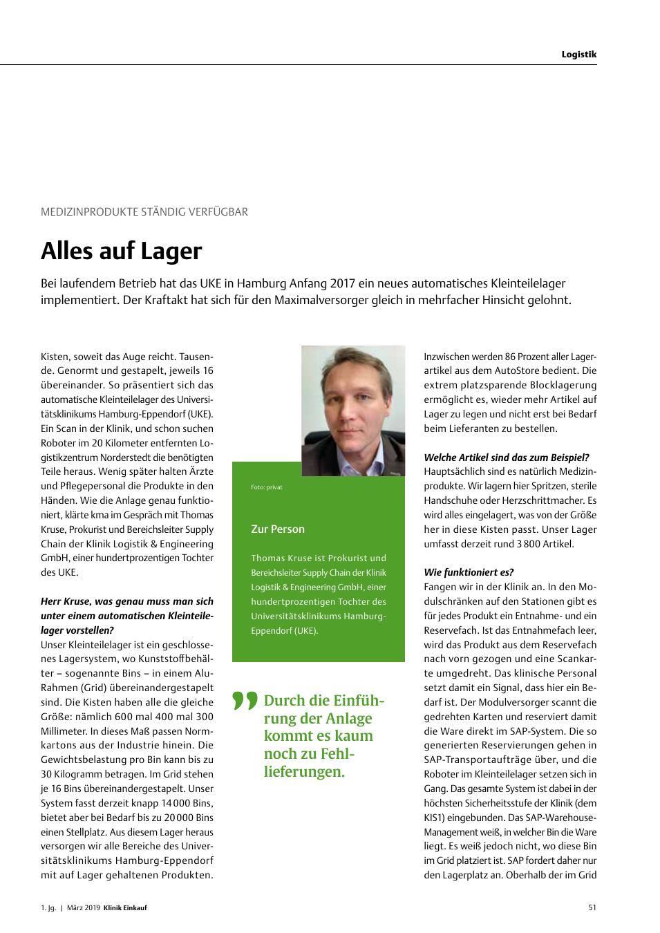 Vorschauseite 1: Medizinprodukte ständig Verfügbar: Alles auf Lager