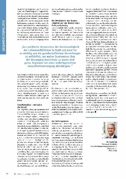 Vorschauseite 3: Ziel verfehlt. Woran es bei der Krankenhausreform noch krankt.