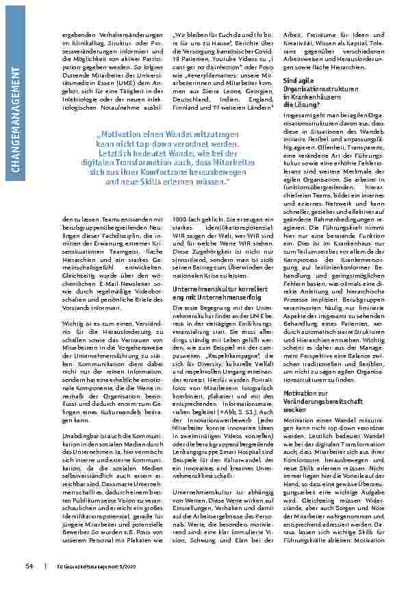 Vorschauseite 3: Auf dem Weg zum Smart Hospital: Was hat der Mitarbeiter vom Wandel?