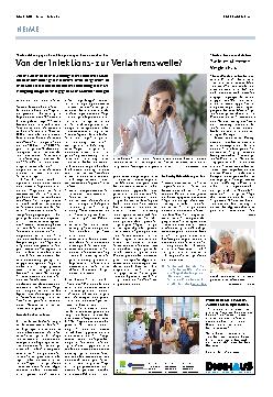 Vorschauseite 1: Von der Infektionszur Verfahrenswelle?