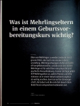 Vorschauseite 1: Was ist Mehrlingseltern in einem Geburtsvorbereitungskurs wichtig?