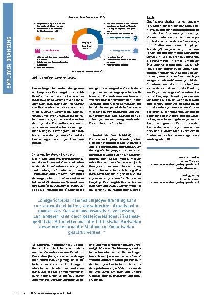 Vorschauseite 3: Die Notwendigkeit von Employer Branding: Wie Einrichtungen des Gesundheitswesens Employer Branding effektiv nutzen können.