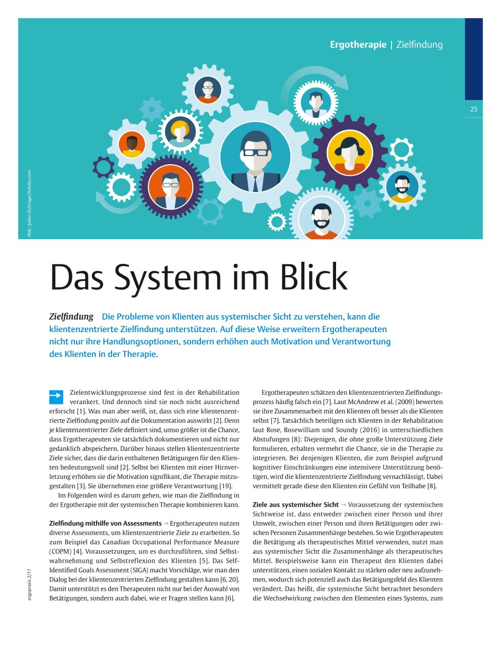 Vorschauseite 1: Zielfindung ? Das System im Blick