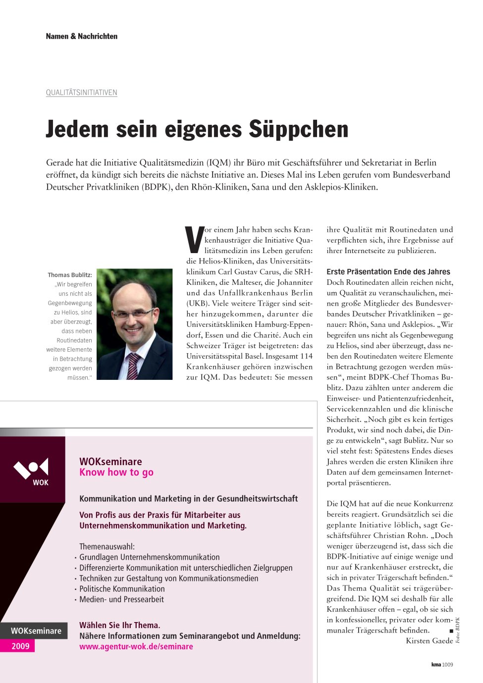 Vorschauseite 1: Jedem sein eigenes Süppchen