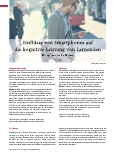 Vorschauseite 1: Einflüsse von Smartphones auf die kognitive Leistung von Lernenden