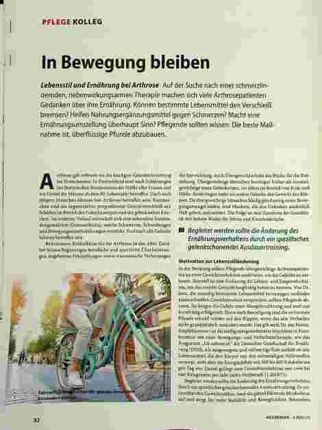 Vorschauseite 1: In Bewegung bleiben.